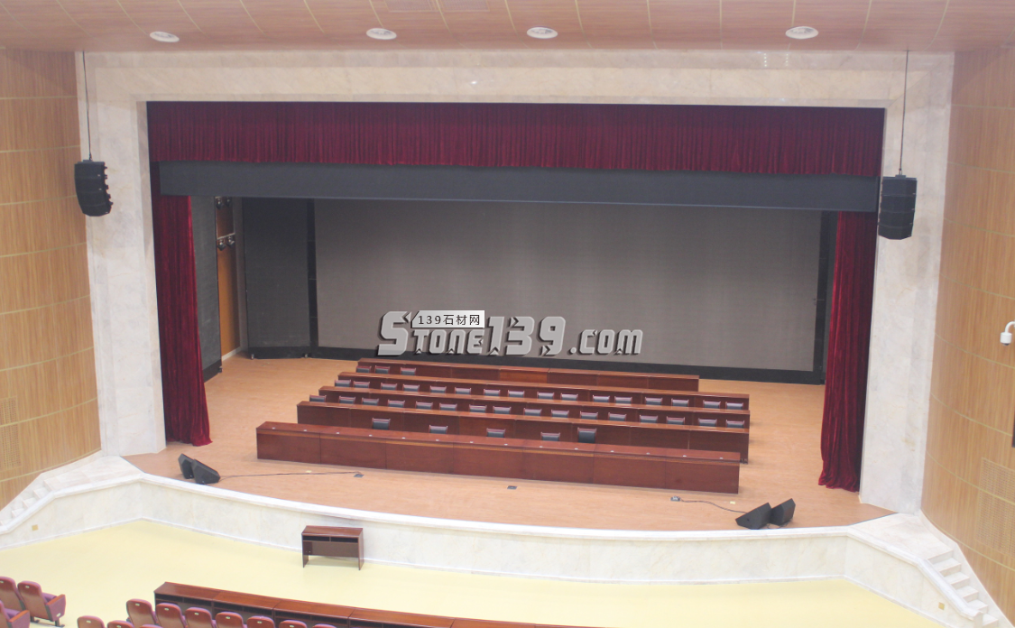 甘谷大劇院石材工程裝飾-甘肅金潤玉公司案例