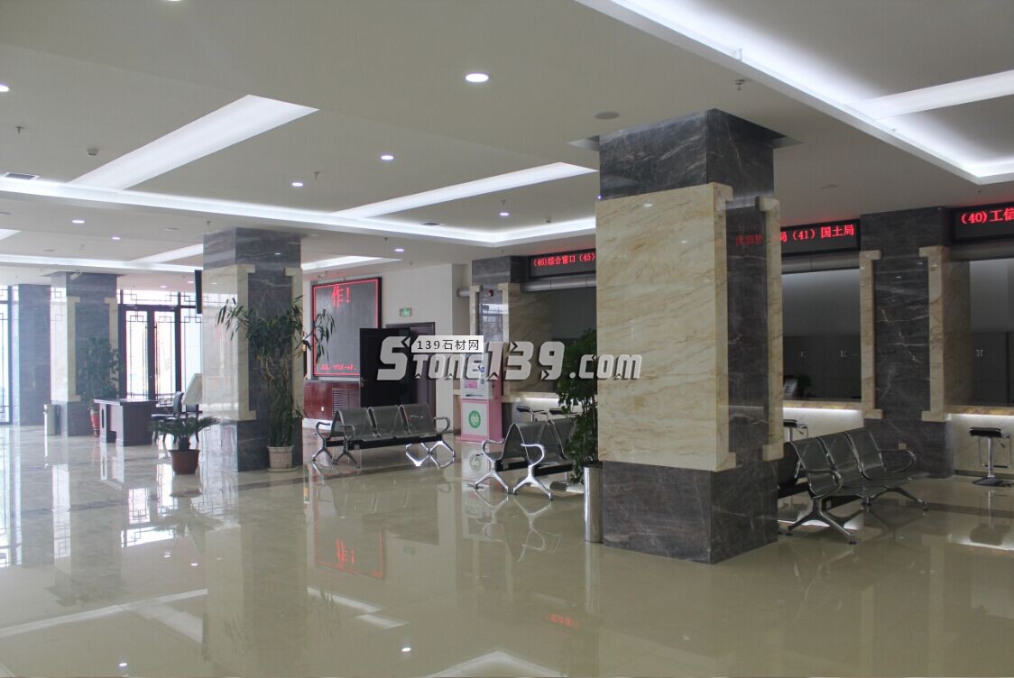 甘谷大劇院石材工程裝飾-甘肅金潤玉公司案例