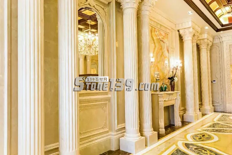 白玉蘭大理石裝飾案例應用