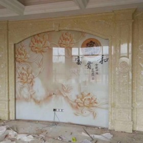 瓷磚電視沙發背景墻定制