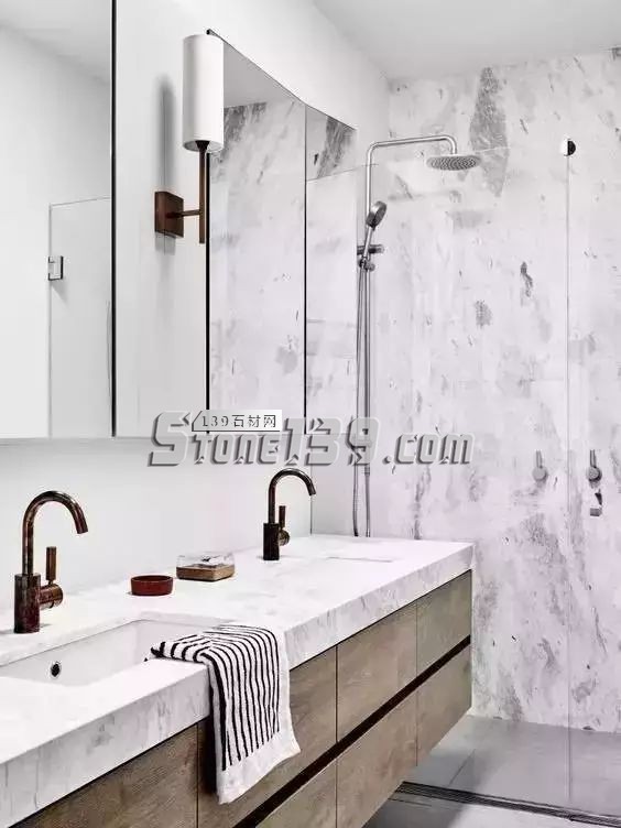 洗手臺用上大理石好看又實用