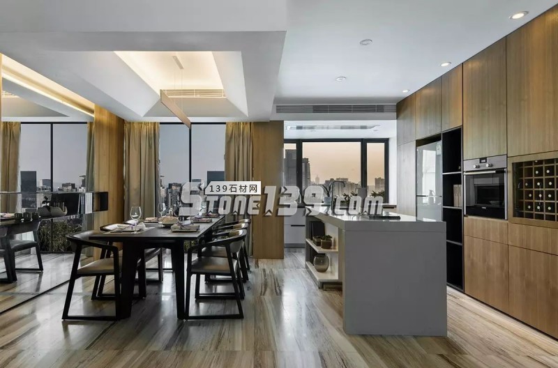 自然原木般的親和力&mdash;木紋石