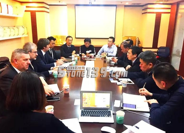 青島、維羅納石材展組委會代表在京深入溝通2018年展會執行方案