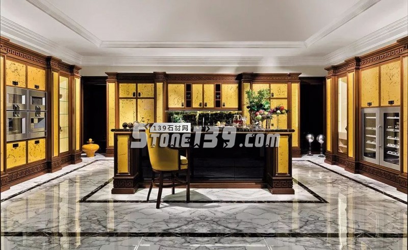 藝術品般的大理石廚房，做飯也可以很享受