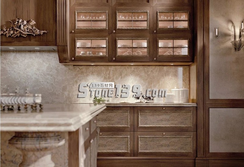 藝術品般的大理石廚房，做飯也可以很享受