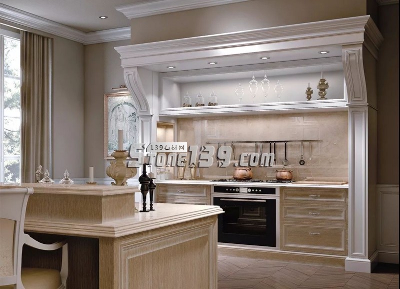 藝術品般的大理石廚房，做飯也可以很享受