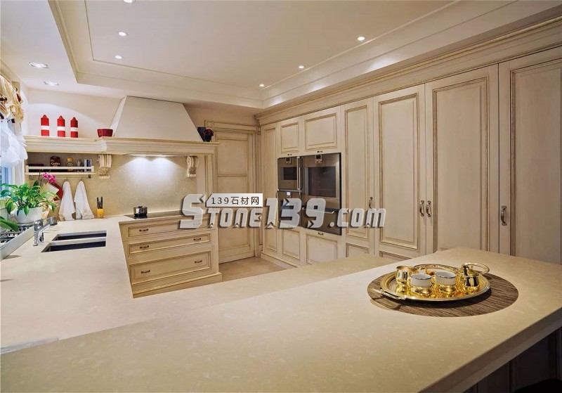 藝術品般的大理石廚房，做飯也可以很享受