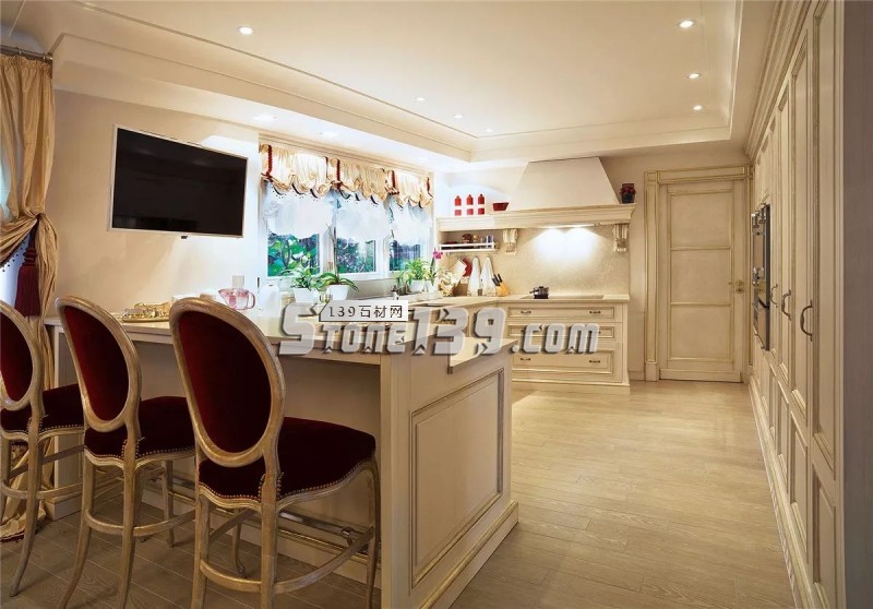 藝術品般的大理石廚房，做飯也可以很享受