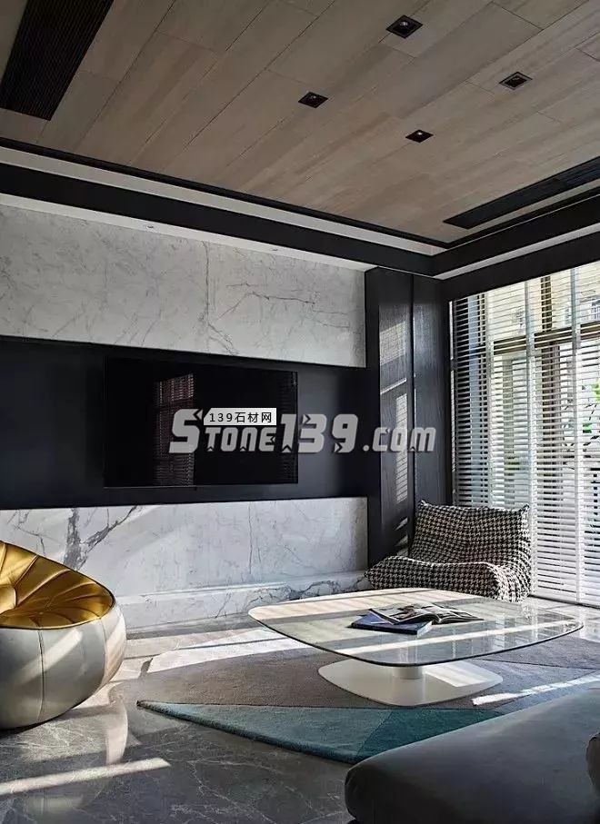 黑白灰大理石創造設計感空間