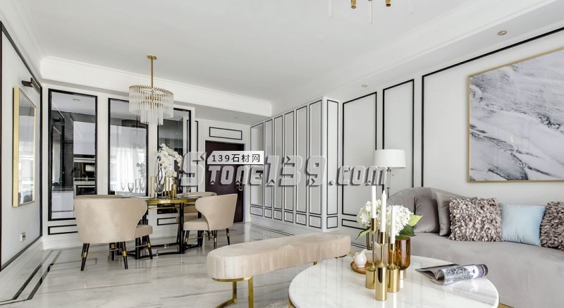 大理石與黃銅打造時(shí)尚輕奢主義