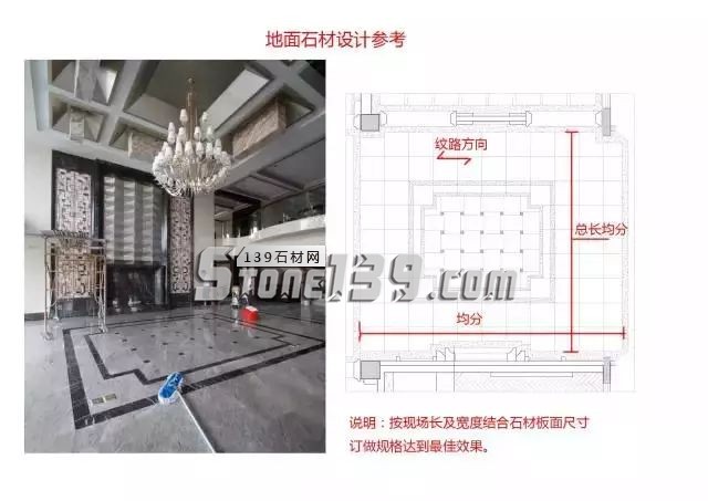 石材工藝施工的節點圖和現場施工照片對比