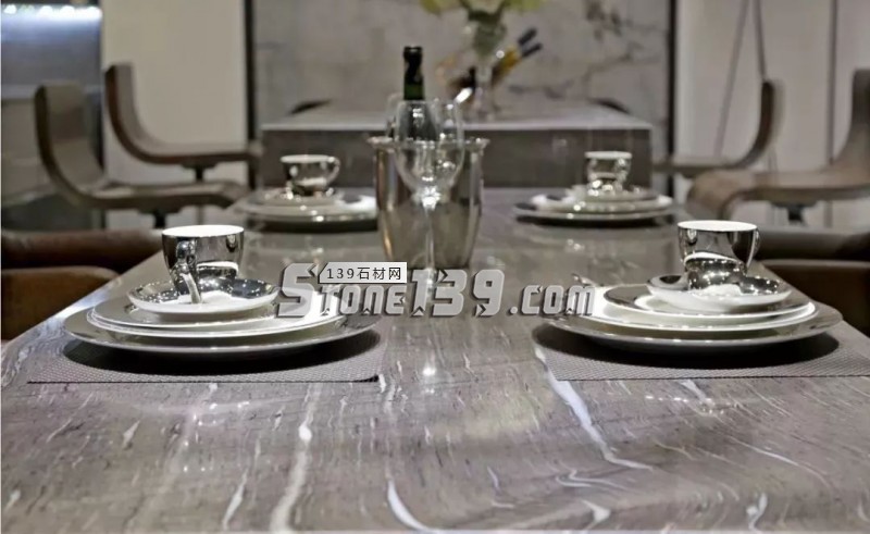 檀香飛雪大理石及案例應用