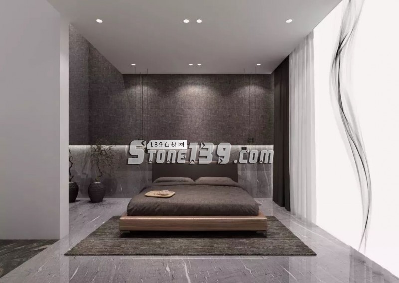 檀香飛雪大理石及案例應用