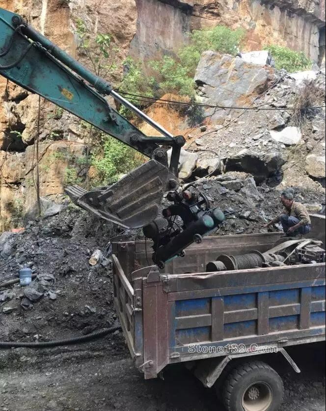 廣西黑白根產地灌陽縣文市鎮石材整治再行動