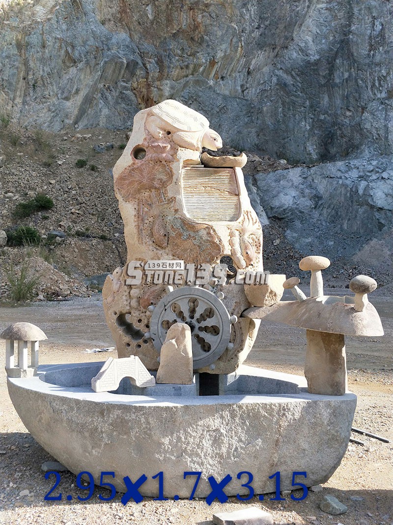 趣味石雕欣賞-福建騰翔石雕園林庭院景觀風水石