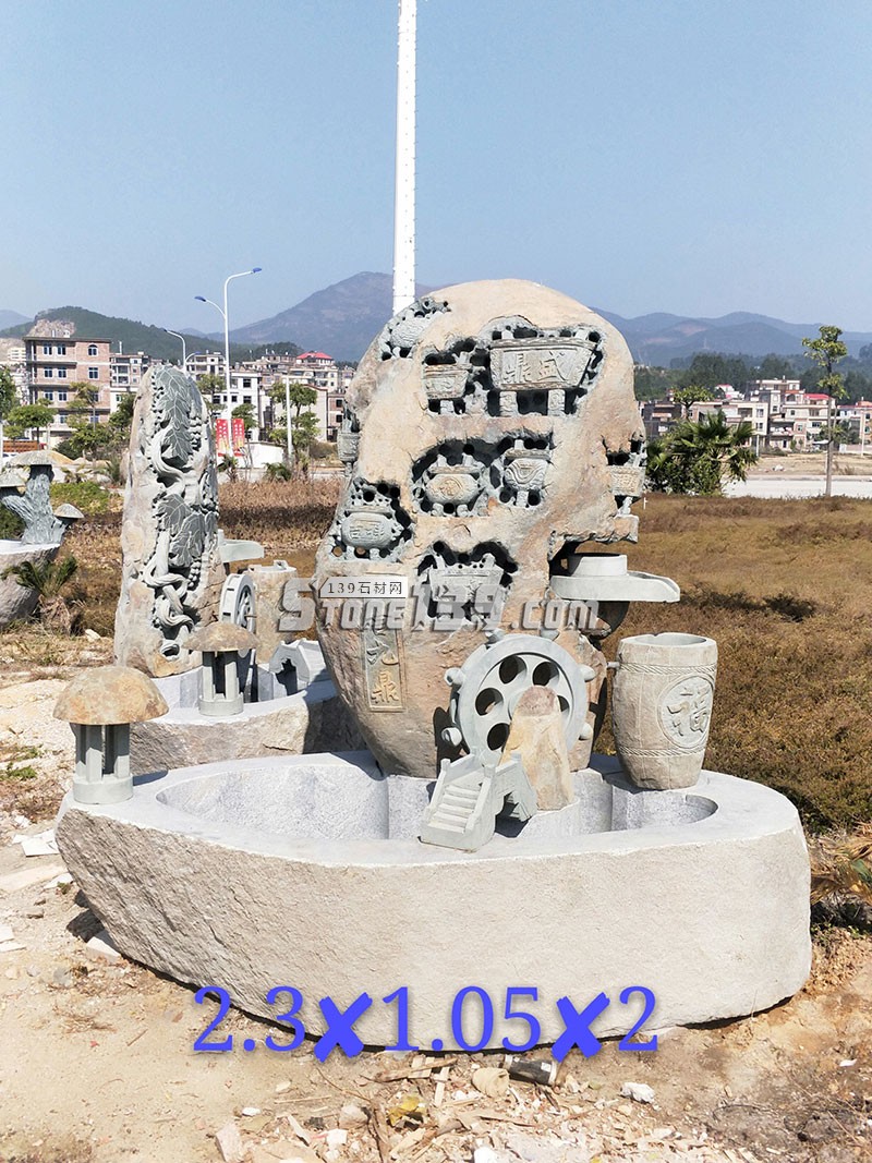 趣味石雕欣賞-福建騰翔石雕園林庭院景觀風水石