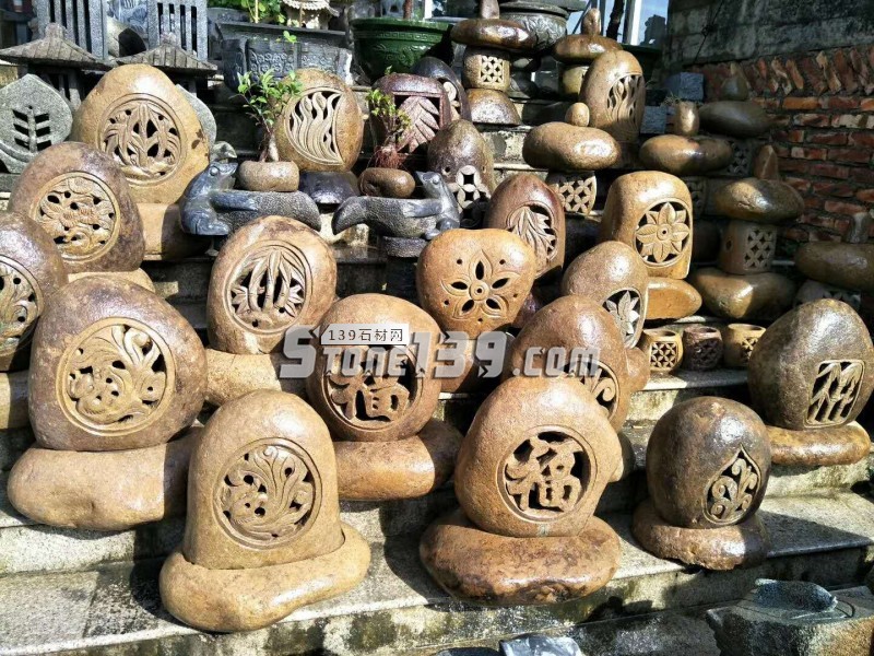 趣味石雕欣賞-福建騰翔石雕園林庭院景觀風水石