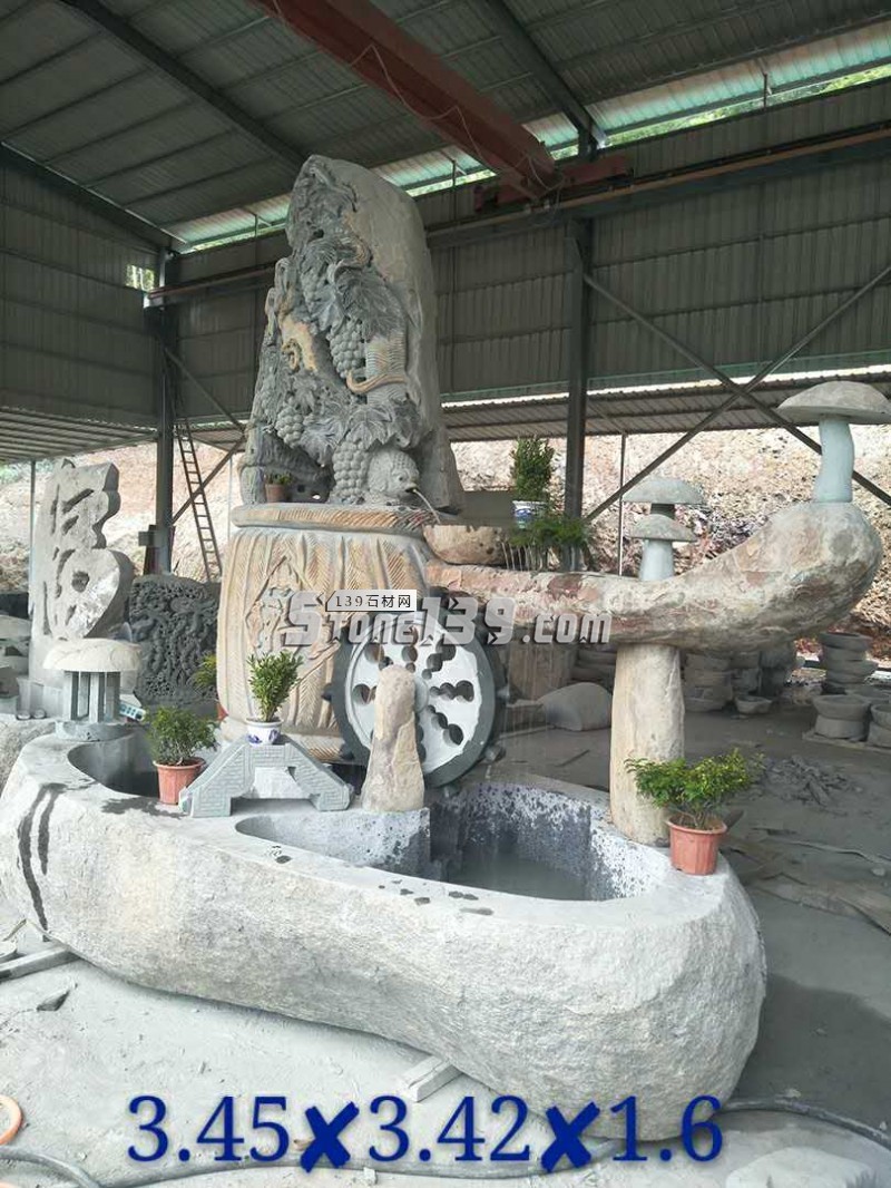 趣味石雕欣賞-福建騰翔石雕園林庭院景觀風水石