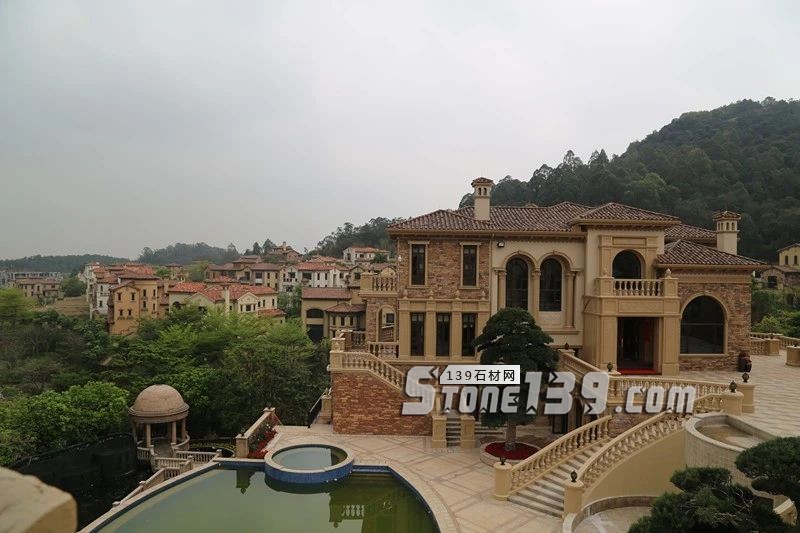 大理石豪宅家裝,中信山語湖別墅