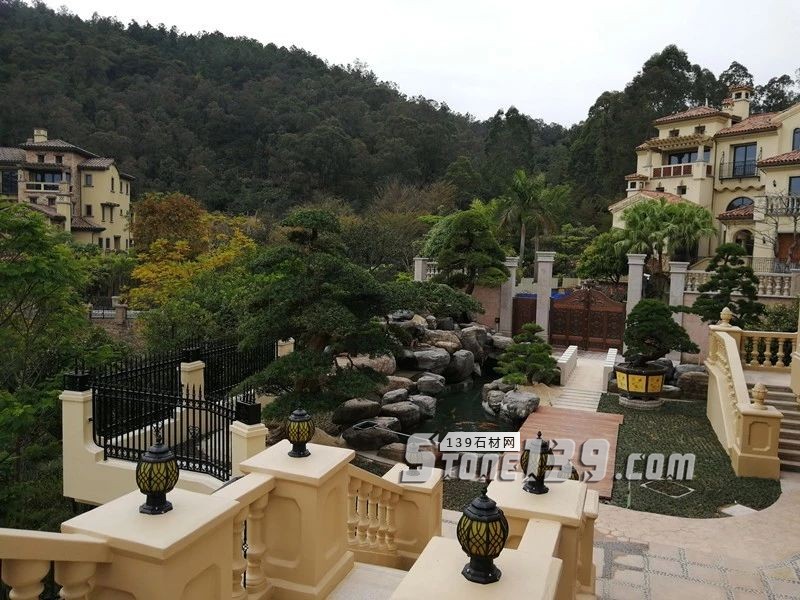 大理石豪宅家裝,中信山語湖別墅