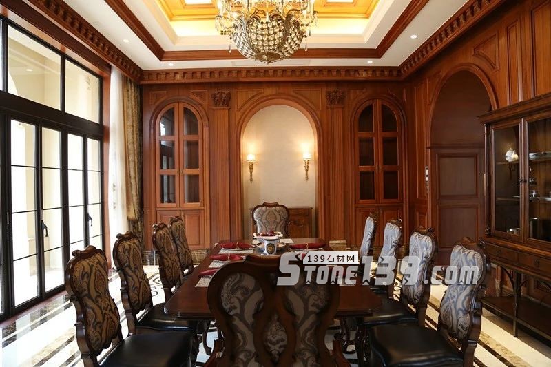 大理石豪宅家裝,中信山語湖別墅