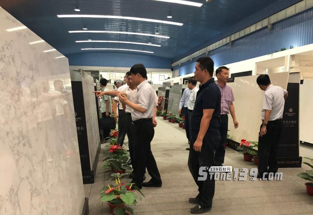 中國新興礦業考察團到水頭考察石材產業情況，對接設立&ldquo;石材產業聯盟與推廣平臺&rdquo;事宜