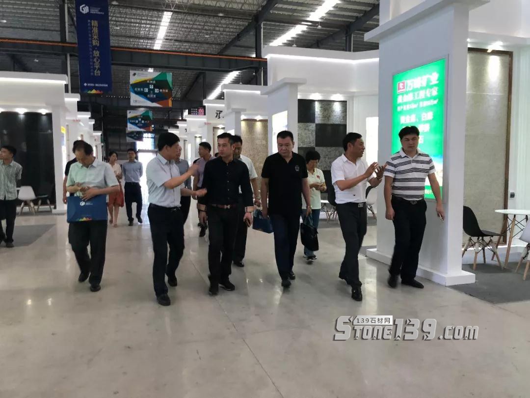 中國新興礦業考察團到水頭考察石材產業情況，對接設立&ldquo;石材產業聯盟與推廣平臺&rdquo;事宜
