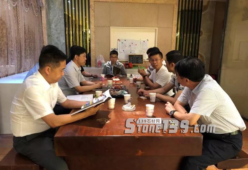 中國新興礦業考察團到水頭考察石材產業情況，對接設立&ldquo;石材產業聯盟與推廣平臺&rdquo;事宜