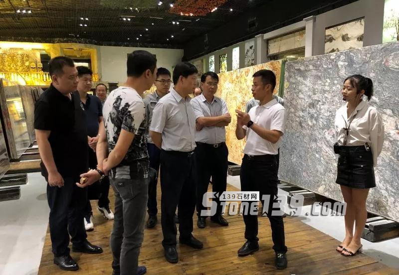 中國新興礦業考察團到水頭考察石材產業情況，對接設立&ldquo;石材產業聯盟與推廣平臺&rdquo;事宜