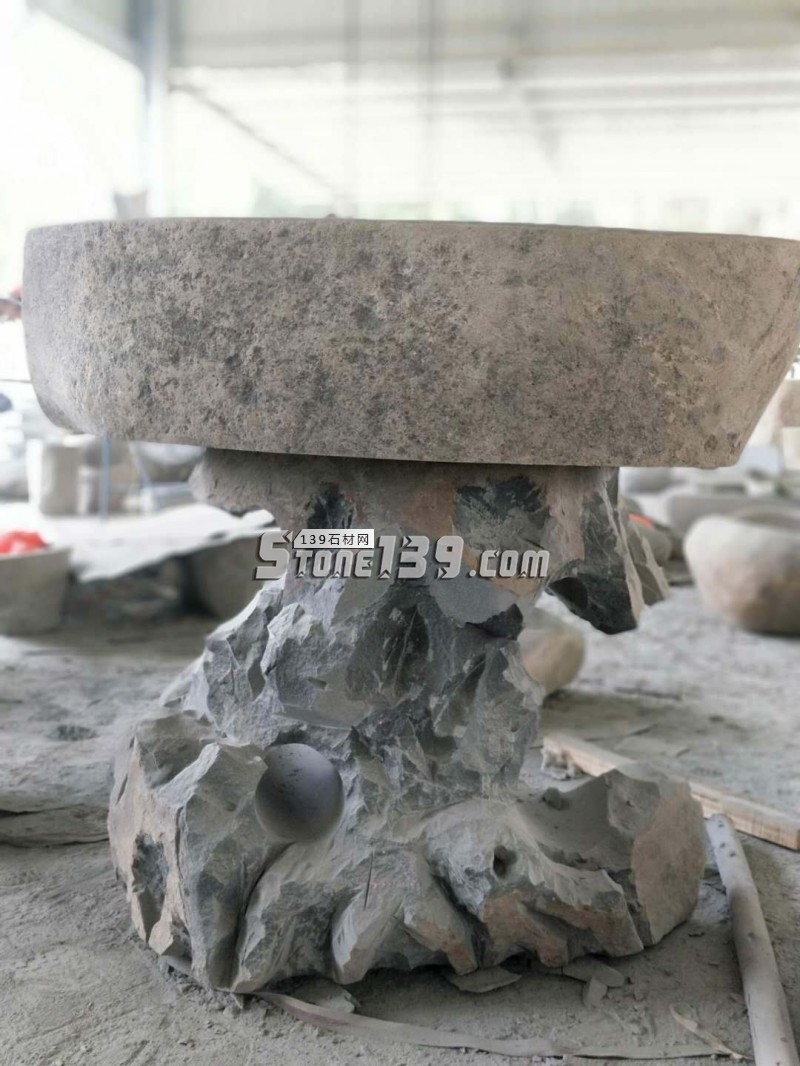 石材趣味雕刻產品 桌凳配套