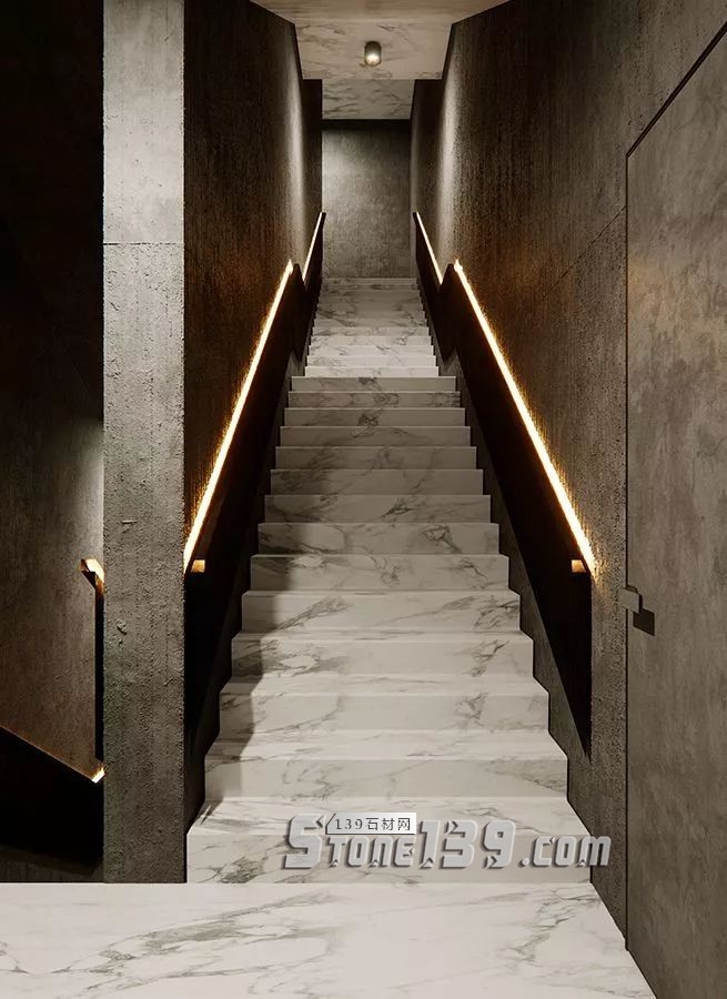 2018年最流行的大理石樓梯、過道、拼花應用分享