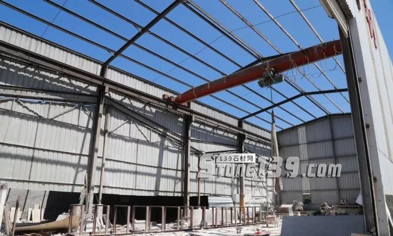 浙江平湖九龍建材市場拆除石材加工點現(xiàn)場