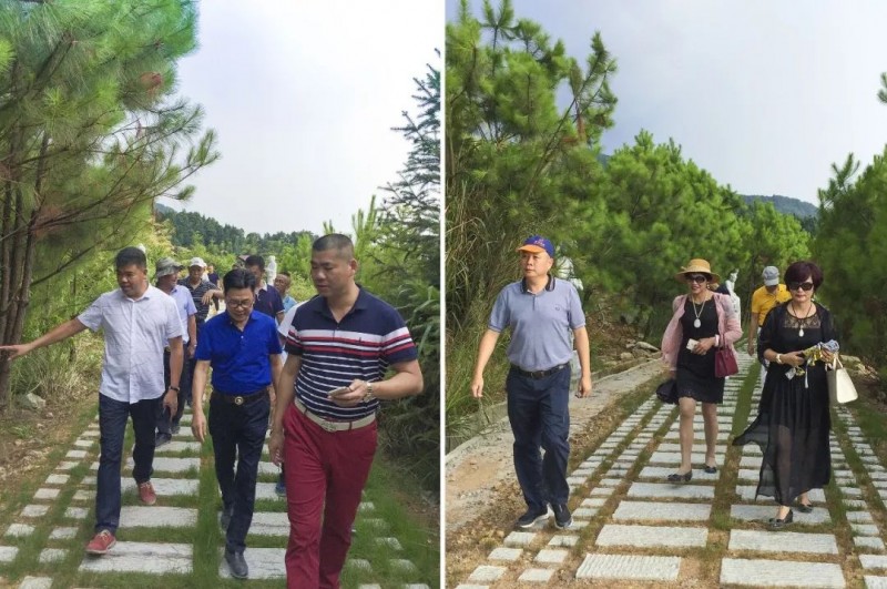 南安石材協會一行人參觀福建富強石材礦區