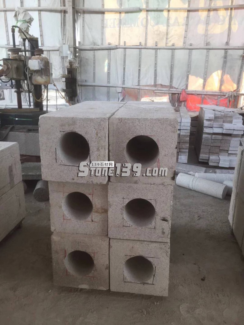 廣茂石業花崗巖產品 異形欄桿 線條 園林石材