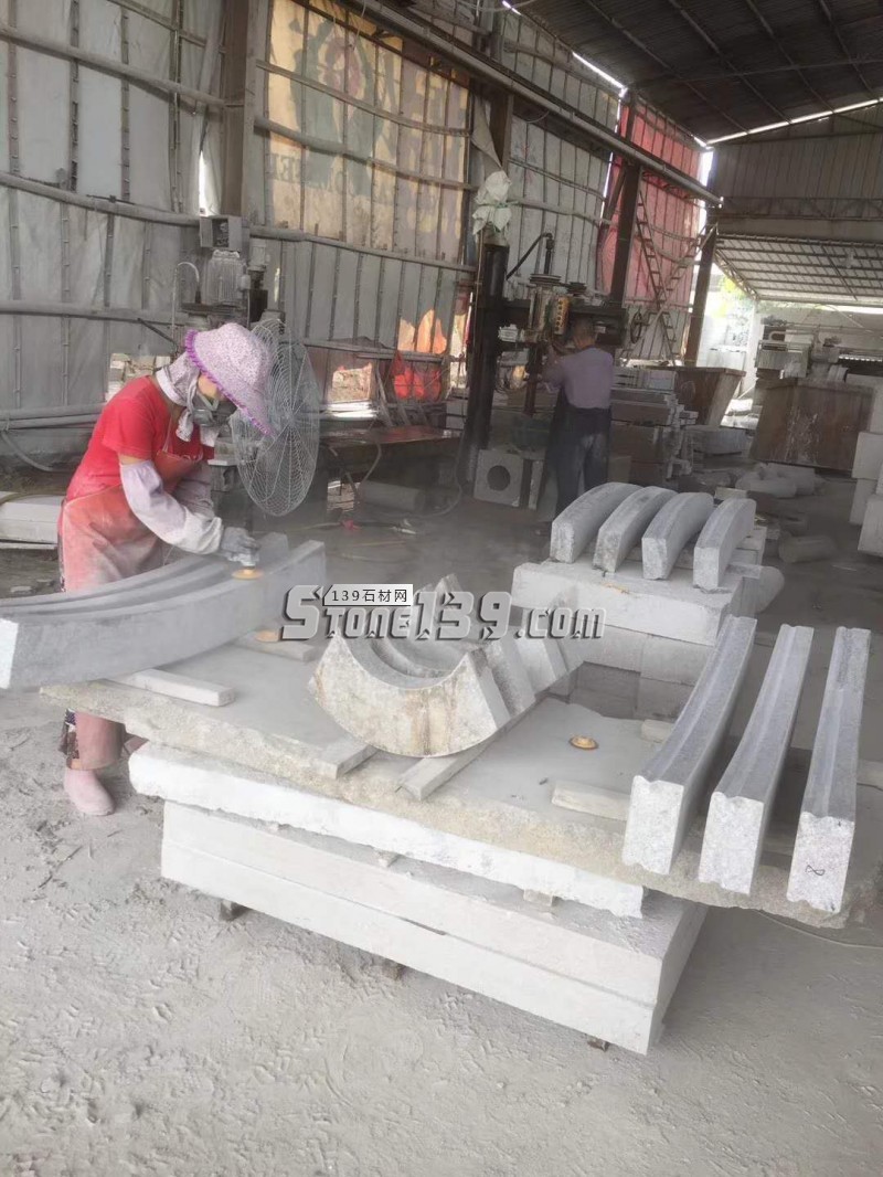 廣茂石業花崗巖產品 異形欄桿 線條 園林石材