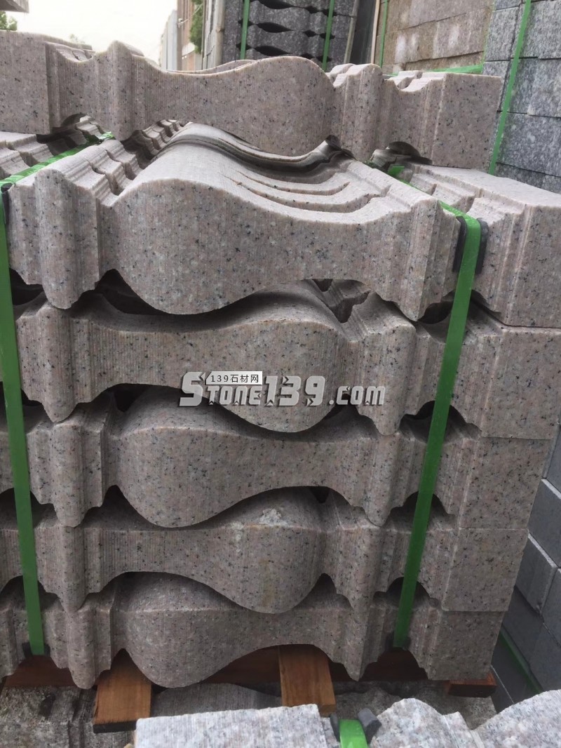 廣茂石業花崗巖產品 異形欄桿 線條 園林石材