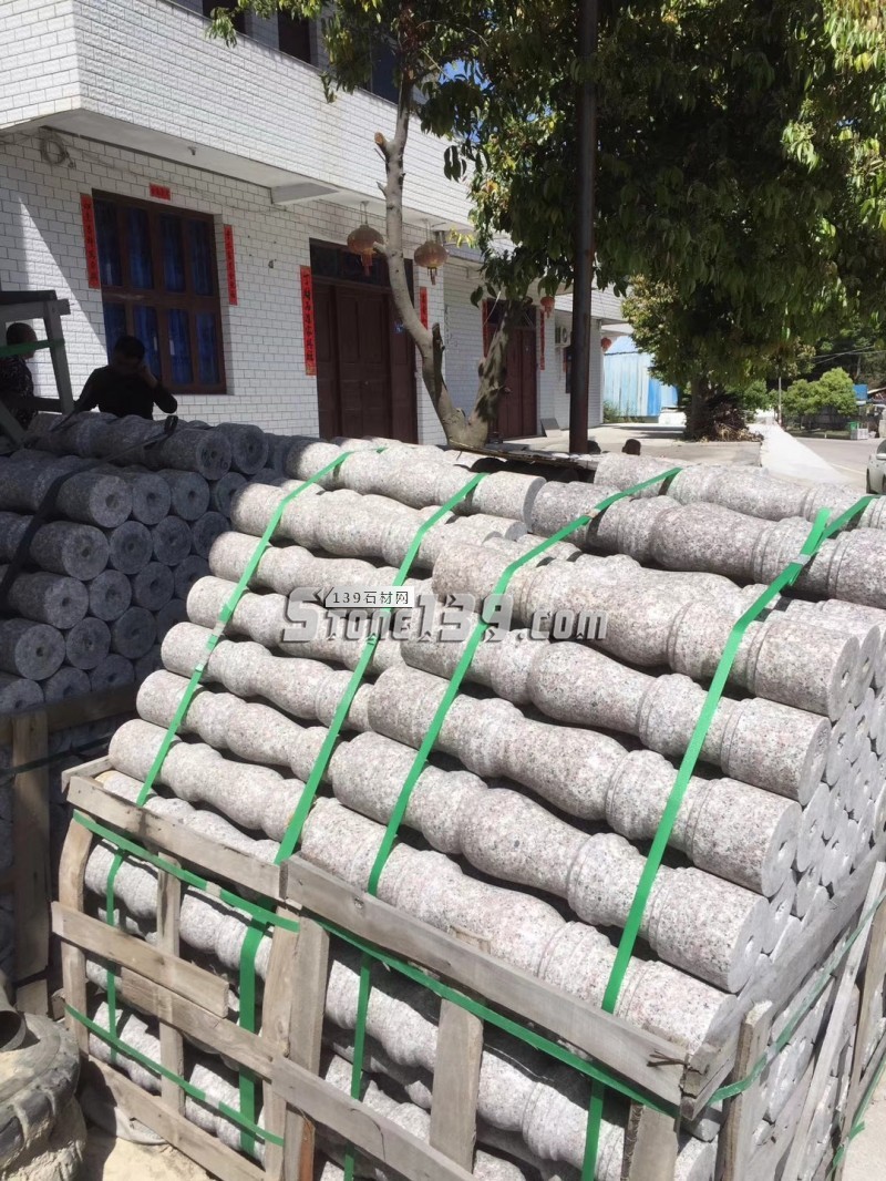 廣茂石業花崗巖產品 異形欄桿 線條 園林石材