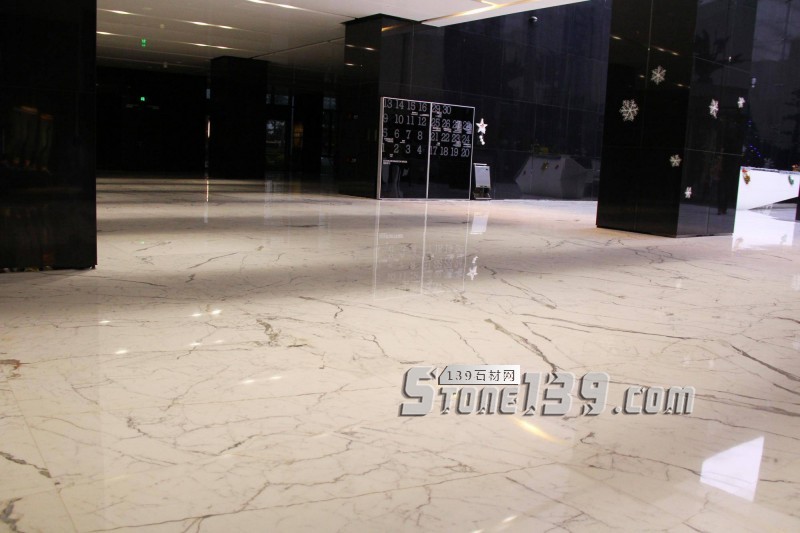 雪花白大理石經(jīng)典裝飾設(shè)計(jì)案例-感受奢華紋理之美