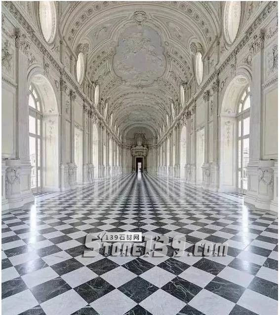 黑與白，經典的石材拼接藝術