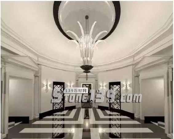 黑與白，經典的石材拼接藝術