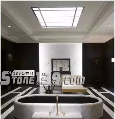 黑與白，經典的石材拼接藝術