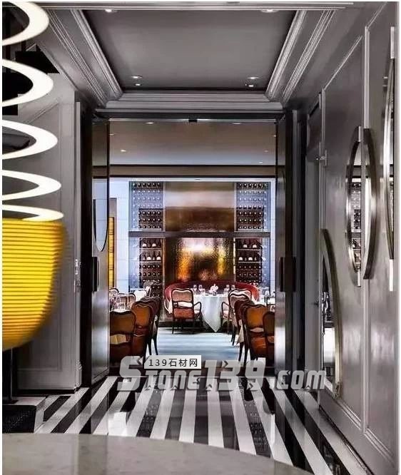 黑與白，經典的石材拼接藝術