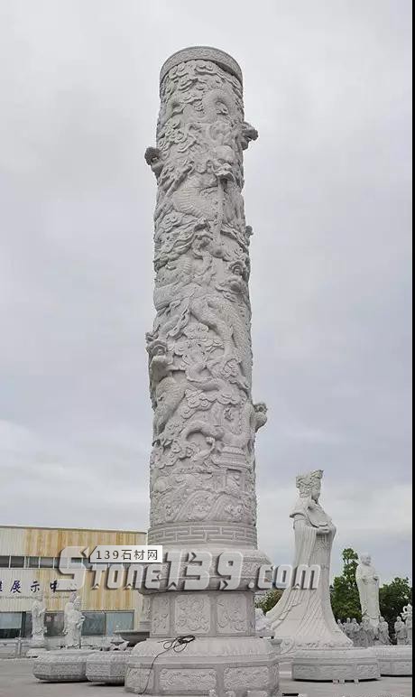 石材龍柱雕刻產品展示