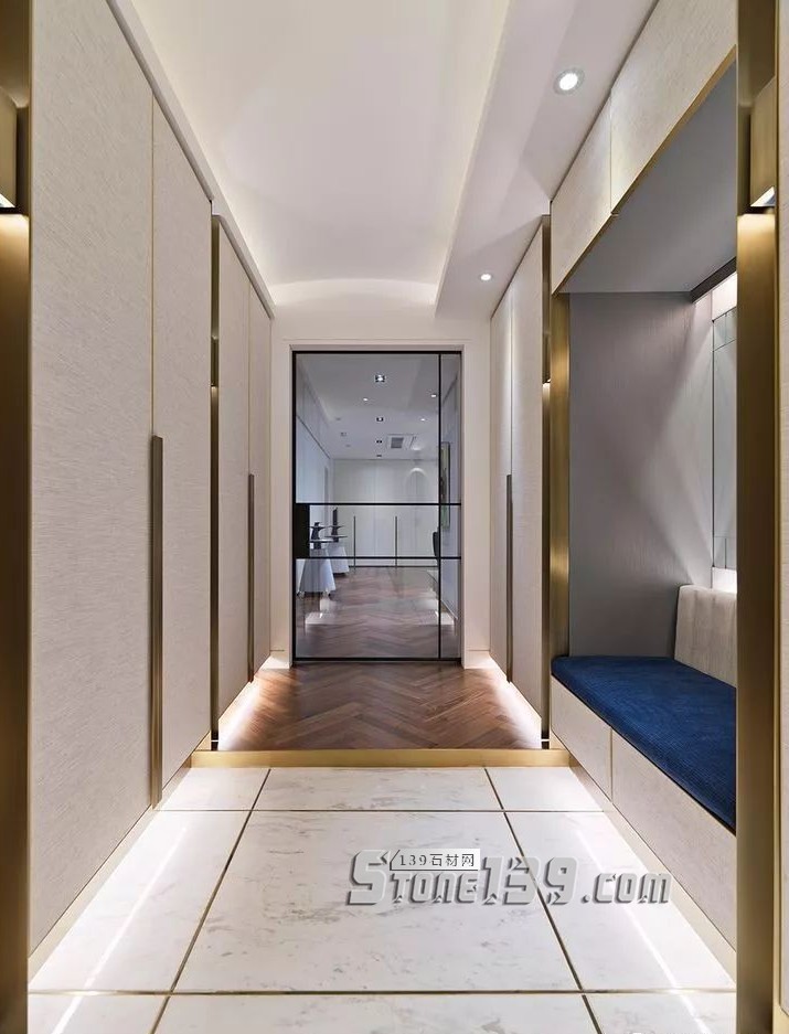 輕奢主義 | 大理石+黃銅鑲嵌設(shè)計裝飾應(yīng)用