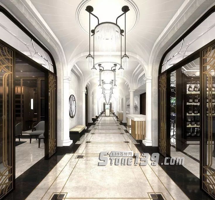 輕奢主義 | 大理石+黃銅鑲嵌設(shè)計裝飾應(yīng)用