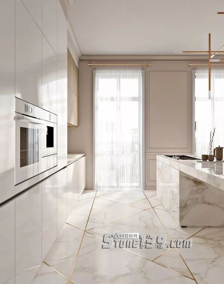 輕奢主義 | 大理石+黃銅鑲嵌設(shè)計裝飾應(yīng)用