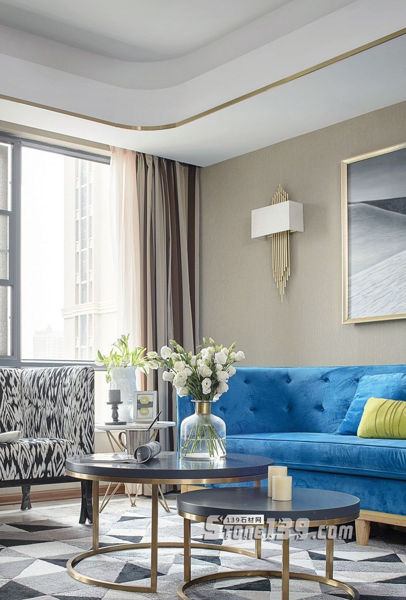 輕奢主義 | 大理石+黃銅鑲嵌設(shè)計裝飾應(yīng)用