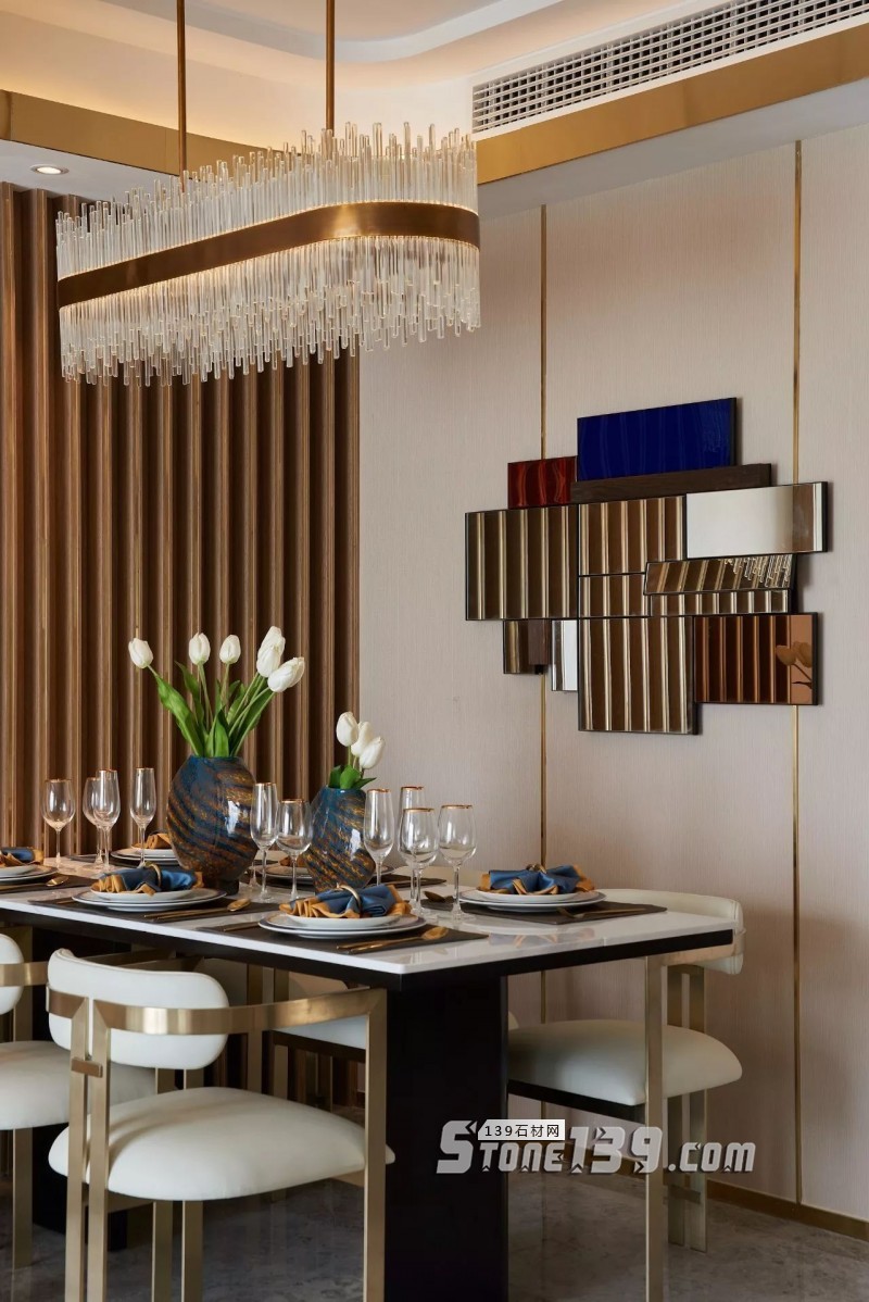 輕奢主義 | 大理石+黃銅鑲嵌設(shè)計裝飾應(yīng)用