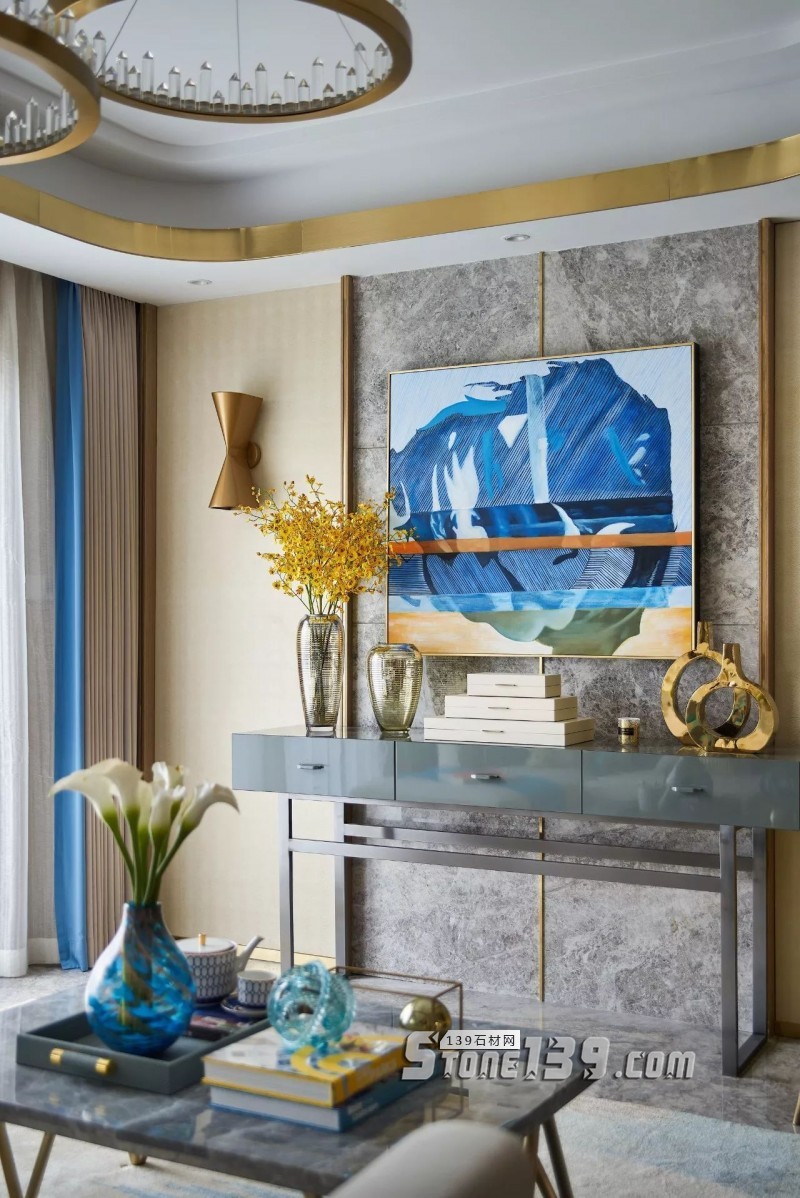 輕奢主義 | 大理石+黃銅鑲嵌設(shè)計裝飾應(yīng)用