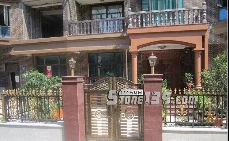 石材別墅大門 庭院石材大門柱實(shí)例拍攝欣賞 別墅庭院大門石材